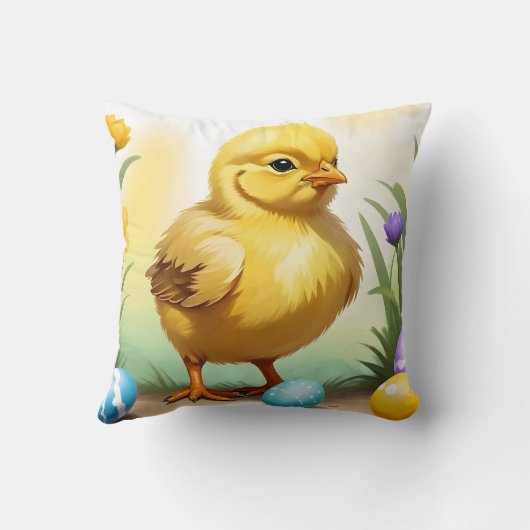 Schattigee paaskip 1, paasfeest kussen (Achterkant)