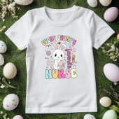 Schattigee paaskoester Bunny Shirt; Fun Spring Med T-shirt