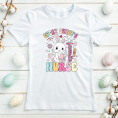 Schattigee paaskoester Bunny Shirt; Fun Spring Med T-shirt