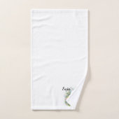 Schattigee paaskonijntjes, wilde bloemen en een kr bad handdoek (Handdoek)