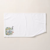 Schattigee paaskonijntjes, wilde bloemen en een kr bad handdoek (Handdoek)