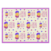 Schattigee paaskuiken en eieren Happy Easter Holid Tafelkleed (Voorkant (Horizontaal))