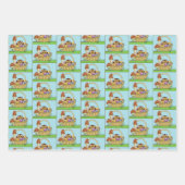 Schattigee paasmand Uil Inpakpapier Vel (Voorkant 2)