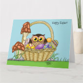 Schattigee paasmand Uil Kaart (Voorkant)