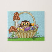 Schattigee paasmand Uil Legpuzzel (Horizontaal)