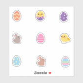Schattigee Paasthema Stickers (Vel)