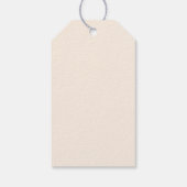 Schattigee paddenstoel Eerste verjaardagsfeestje b Cadeaulabel (Achterkant)