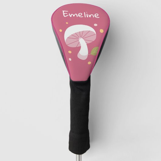 Schattigee paddenstoel | Emma B. | personaliseren  Golfheadcover (Voorkant)
