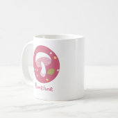 Schattigee paddenstoel | Emma B. | personaliseren Koffiemok (Voorkant links)
