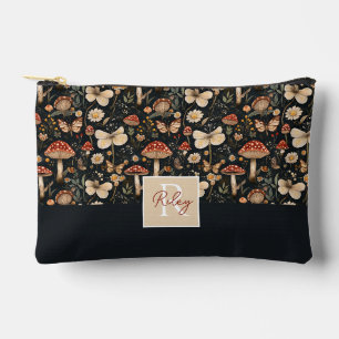 Schattigee paddenstoel en bloemen Herfst Patroon Etui
