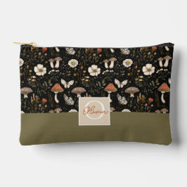 Schattigee paddenstoel en bloemen Herfst Patroon Etui