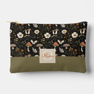Schattigee paddenstoel en bloemen Herfst Patroon Etui