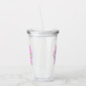 Schattigee paddenstoel en kikker - My Heart Leaps Acryl Drinkbeker (Links)