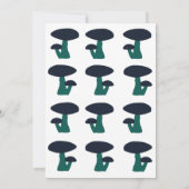 Schattigee paddenstoel Gender Neutraal Baby shower Kaart (Achterkant)