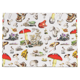 Schattigee paddenstoel kikker slak woud patroon groot cadeauzakje