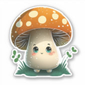 Schattigee paddenstoel sticker pack (Voorkant)