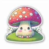 Schattigee paddenstoel sticker pack (Voorkant)