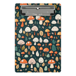 Schattigee paddenstoelen bladeren cottage core des mini klembord