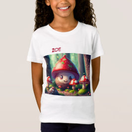 Schattigee paddenstoelen in het bos - veel succes  t-shirt