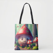 Schattigee paddenstoelen in het bos - veel succes  tote bag (Voorkant)