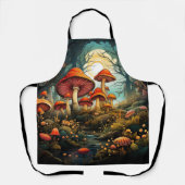 Schattigee paddenstoelen schort (Voorkant)