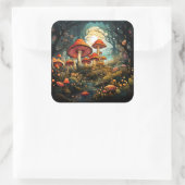 Schattigee paddenstoelen sticker (Tas)