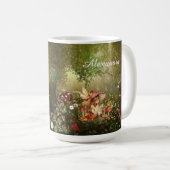 Schattigee paddenstoelenfee in het bos koffiemok (Voorkant rechts)