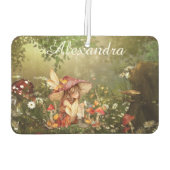 Schattigee paddenstoelenfee in het bos luchtverfrisser (Achterkant)