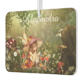 Schattigee paddenstoelenfee in het bos luchtverfrisser (Links)