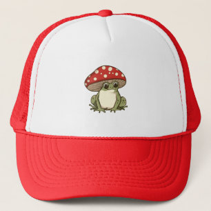 Schattigee paddenstoelenkikker trucker pet