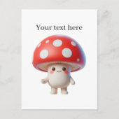 Schattigee paddenstoelenliefhebbers aanpasbaar briefkaart (Voorkant)