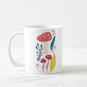 Schattigee paddenstoelillustratie koffiemok