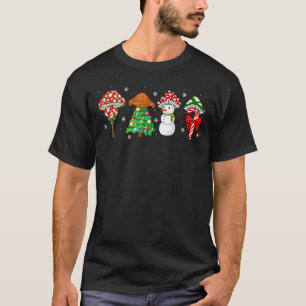 Schattigee paddestoel kerst, Amanita Muscaria Xmas T-shirt