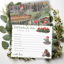 Schattigee Paddestoel Woodland Baby shower Advies 