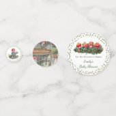 Schattigee paddestoel Woodland Frog Baby shower Confetti (Voorkanten)