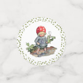 Schattigee paddestoel Woodland Frog Baby shower Confetti (Kleine voorkant)