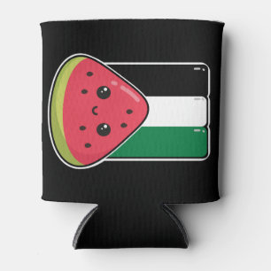 Schattigee Palestijnse vlag met watermeloenvrij Pa Blikjeskoeler