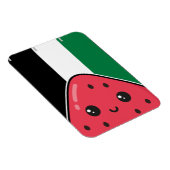 Schattigee Palestijnse vlag met watermeloenvrij Pa Magneet (Rechterzijde)