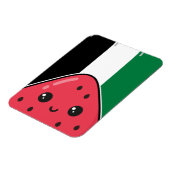 Schattigee Palestijnse vlag met watermeloenvrij Pa Magneet (Linkerzijde)