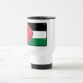 Schattigee Palestijnse vlag met watermeloenvrij Pa Reisbeker (Center)