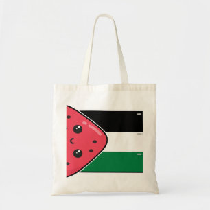 Schattigee Palestijnse vlag met watermeloenvrij Pa Tote Bag