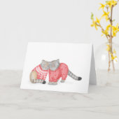 Schattigee Pallas's katten in liefde blanco kaart (Gele Bloem)