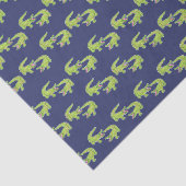 Schattigee Palm Beach Preppy Alligators Tissuepapier (Detail)