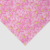 Schattigee Palm Beach Tropische Roze Hibiscus Bloe Tissuepapier (Detail)