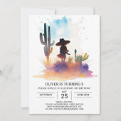 Schattigee Pampas Grass Cowboy Verjaardag Kaart (Voorkant)