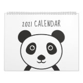Schattigee Panda Animal Motivation Inspiration Kin Kalender (Hoes)