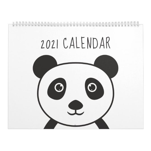 Schattigee Panda Animal Motivation Inspiration Kin Kalender (Hoes)