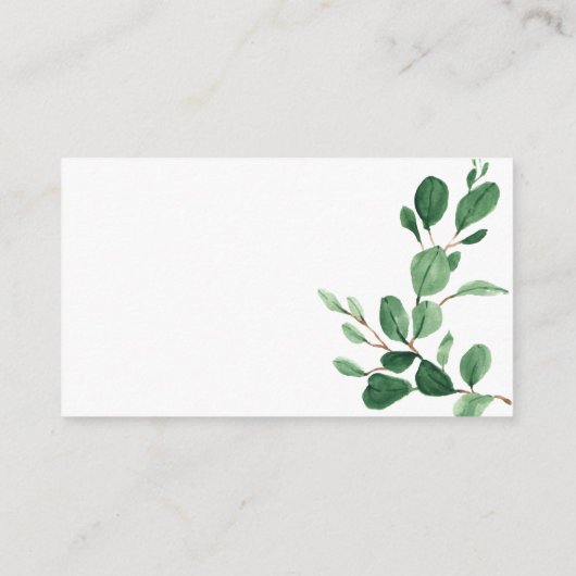 Schattigee Panda Baby shower Waterverf Luier Raffl Informatiekaartje (Achterkant)