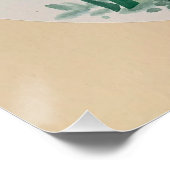 Schattigee Panda Bamboe Inkt Aziatische Art Print  Perfect Poster (Hoek)