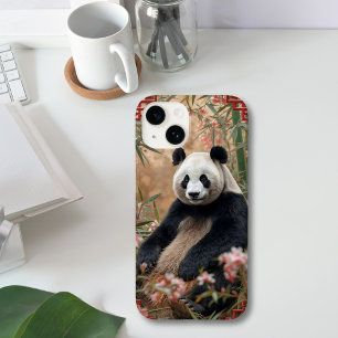 Schattigee Panda Beer Bamboe Art Case-Mate iPhone 14 Hoesje